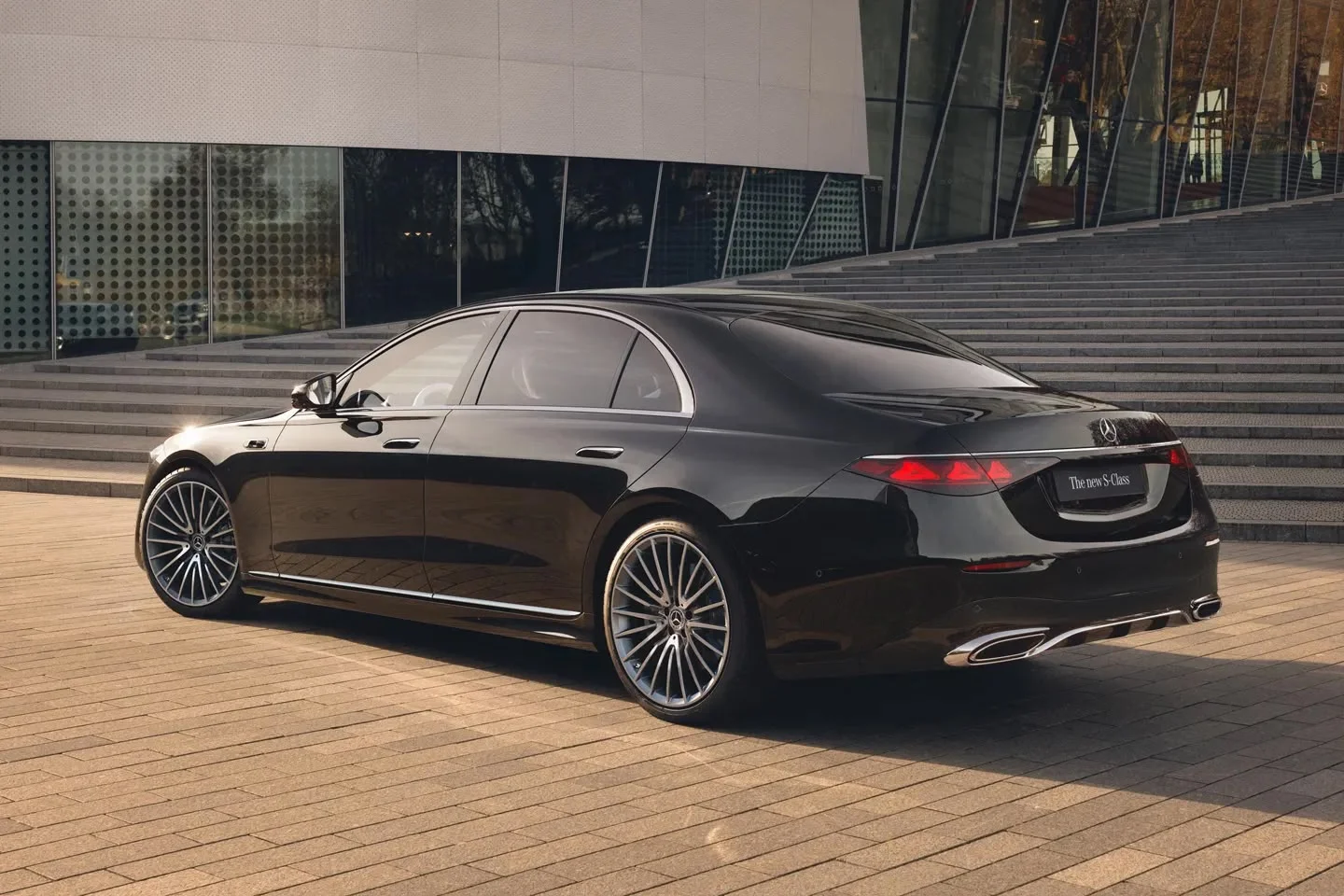 Mercedes-Benz S-Class luxury chauffeur vehicle exterior