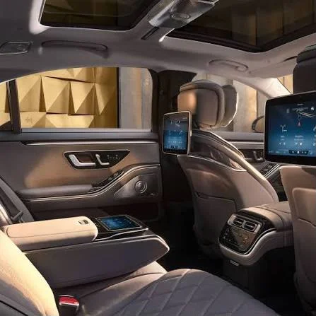 Mercedes-Benz S-Class executive leather rear seating