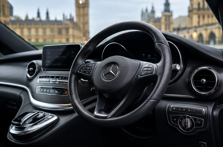 Mercedes-Benz V-Class luxury leather passenger seating