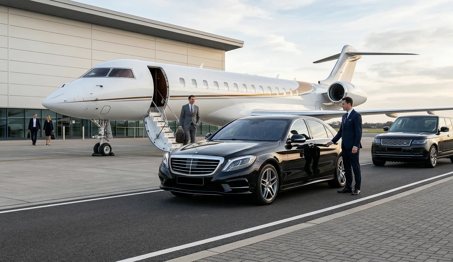 Luxury airport transfer chauffeur service in London